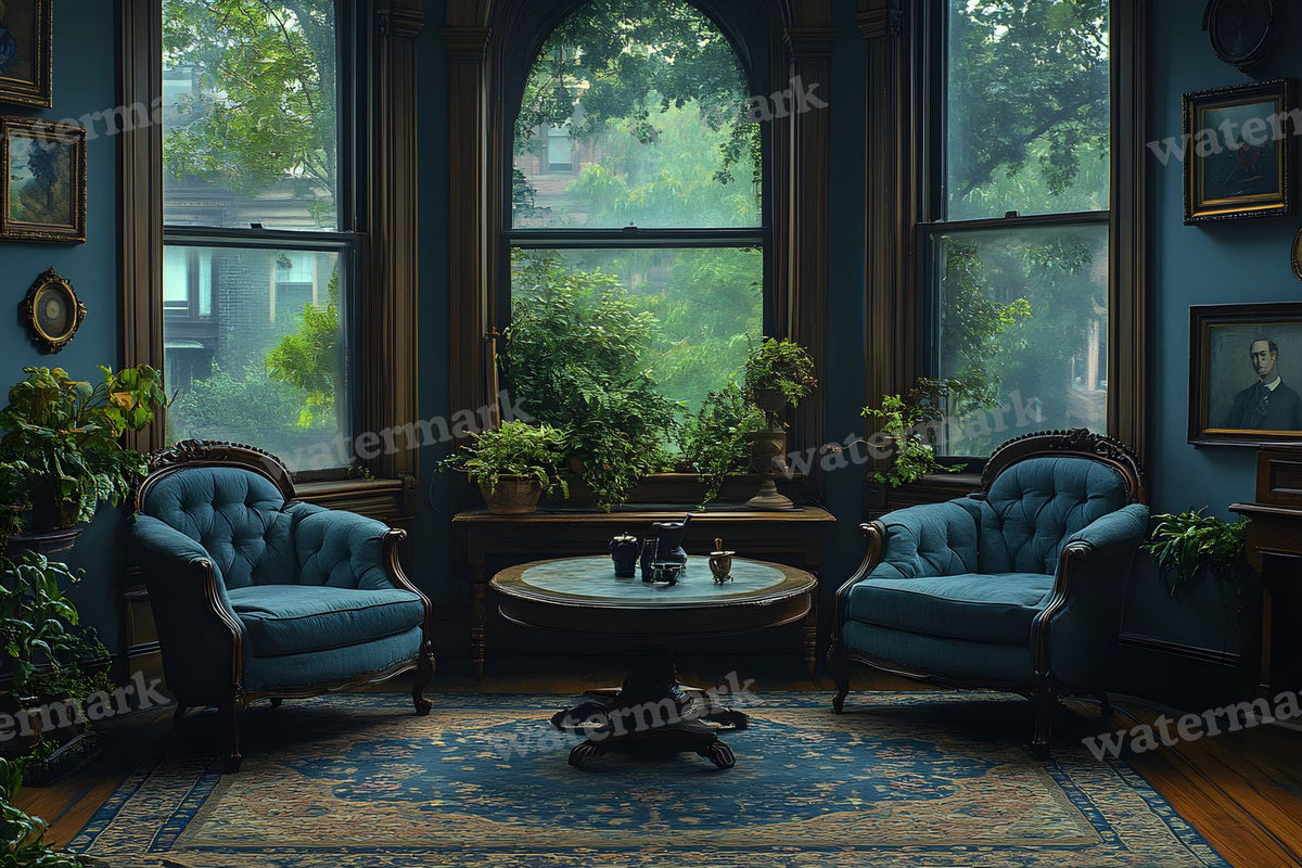 Victorian Cinematics digital photo backdrop for photo editing, preview 17