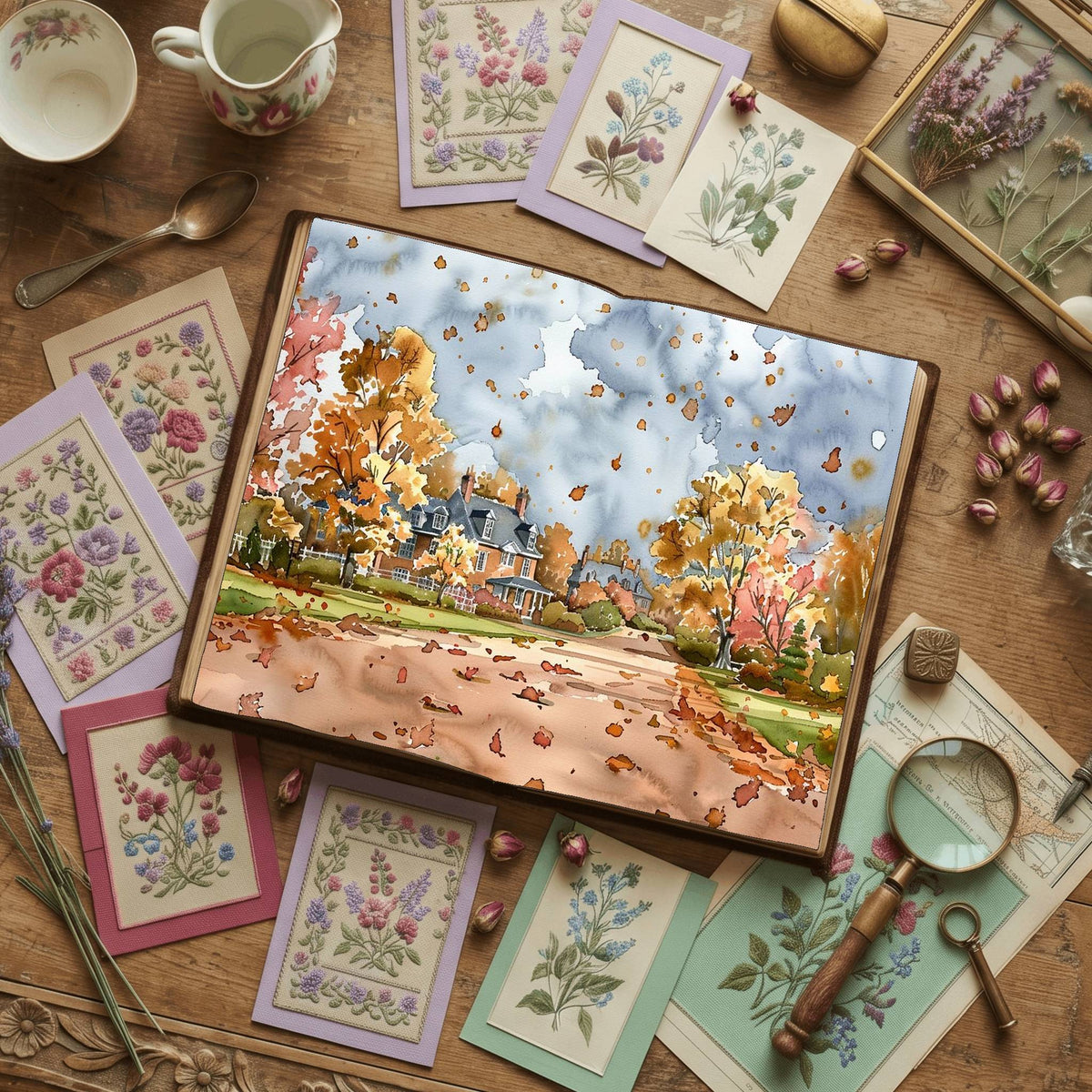 Victorian Life printable junk journal paper, page preview 18