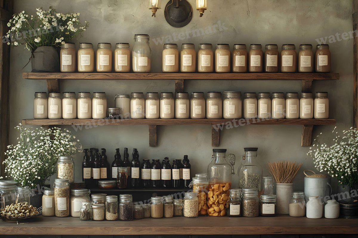 Witch Apothecary Scene Backdrop Images