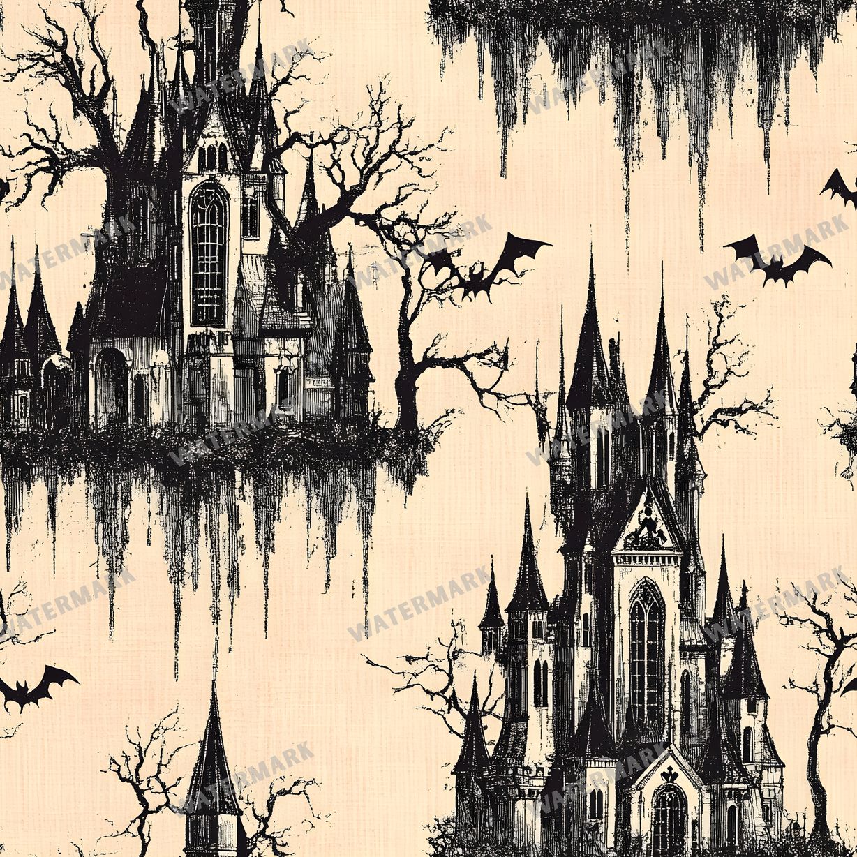 Witchcraft Seamless Pattern