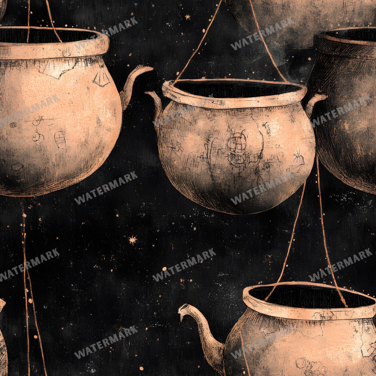 Witchcraft Seamless Pattern
