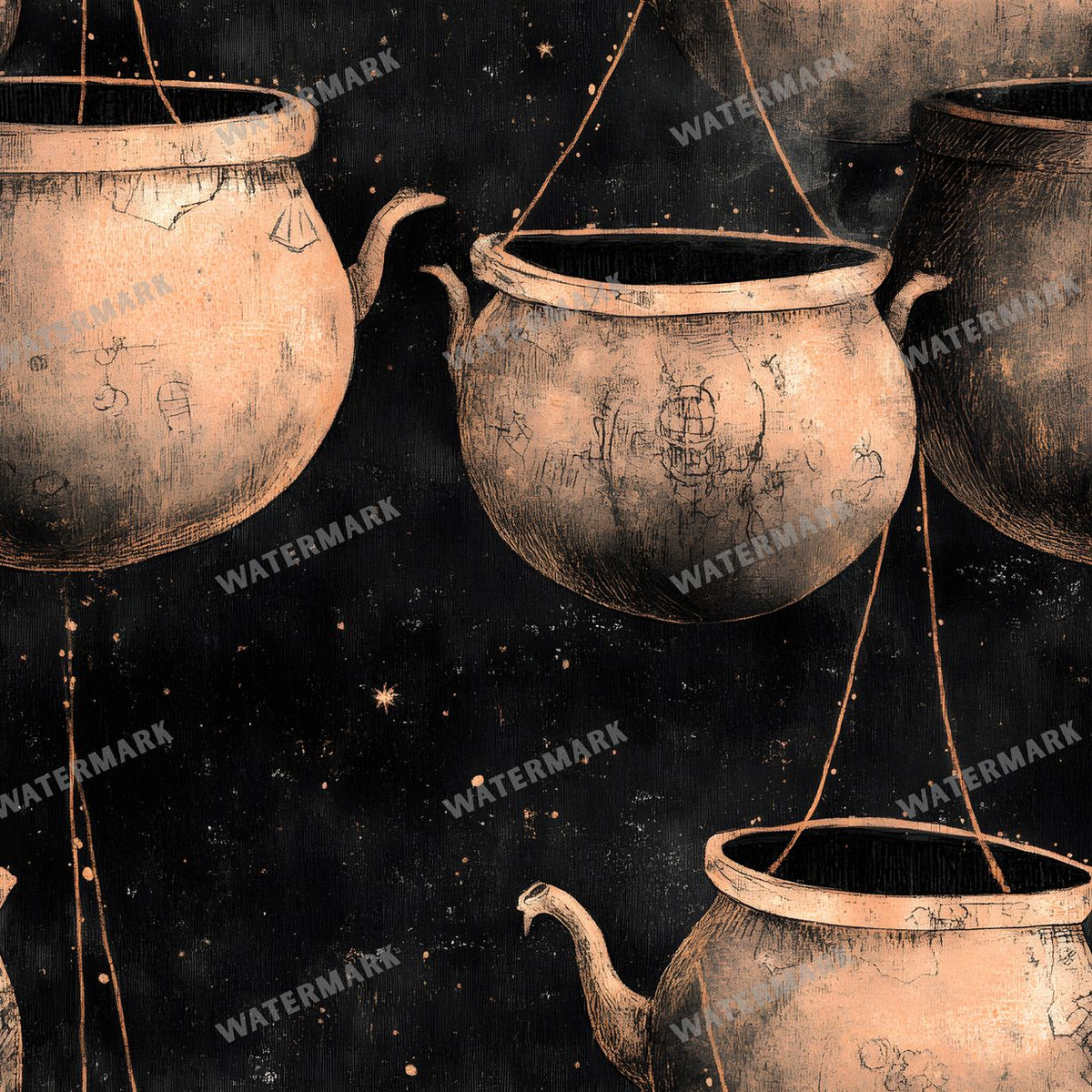 Witchcraft Seamless Pattern