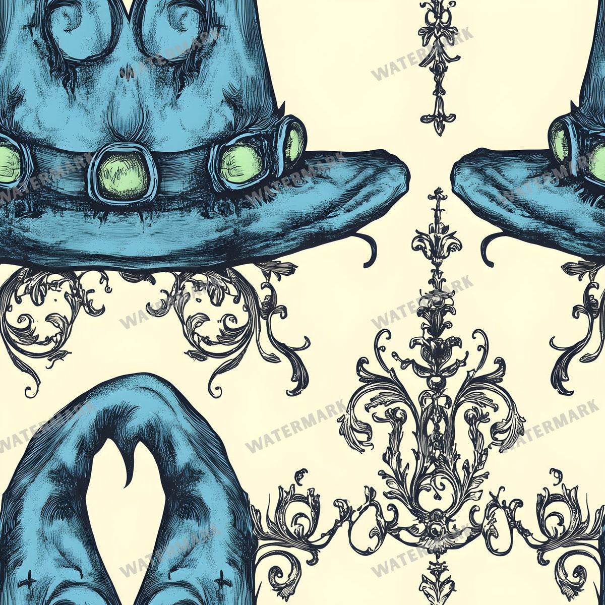 Witchcraft Seamless Pattern