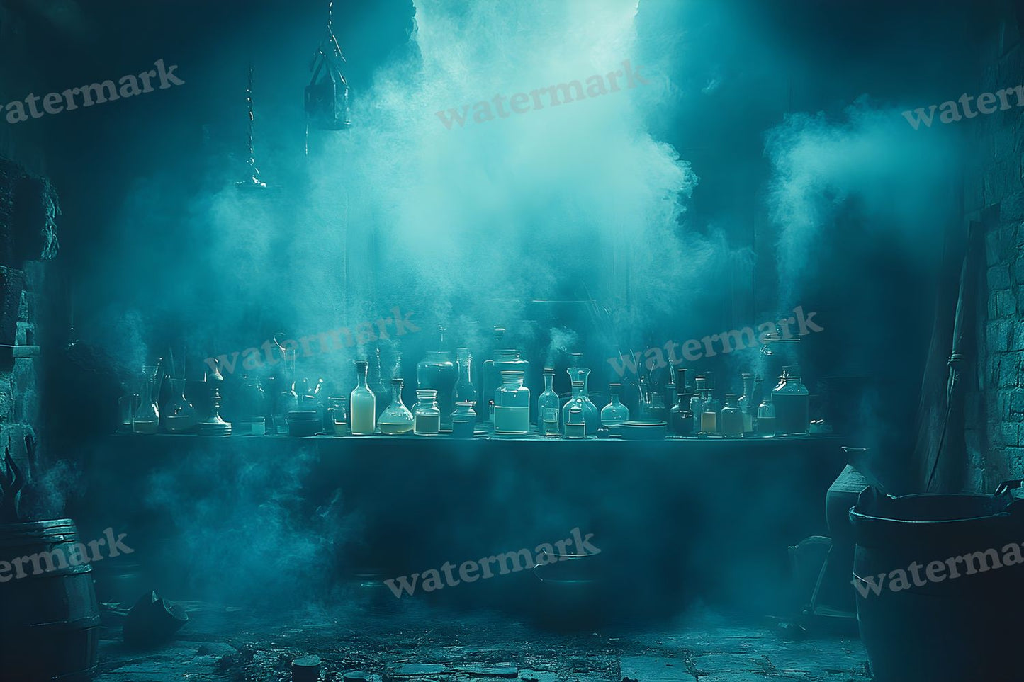 Witchs Apothecaryblue Backdrop Images