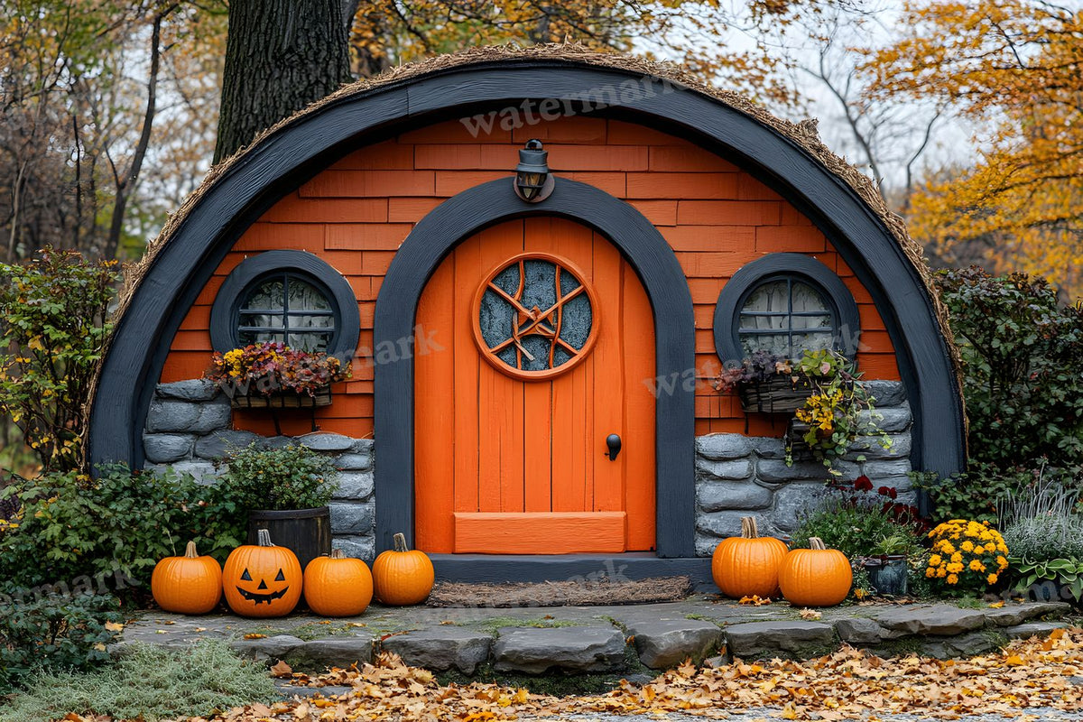 Witchs Hut Backdrop Images
