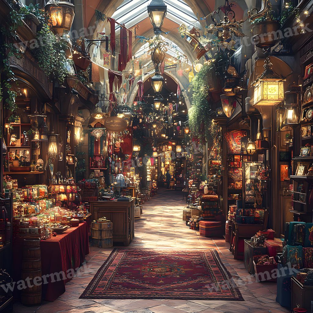 Wizarding Alley Backdrop Images