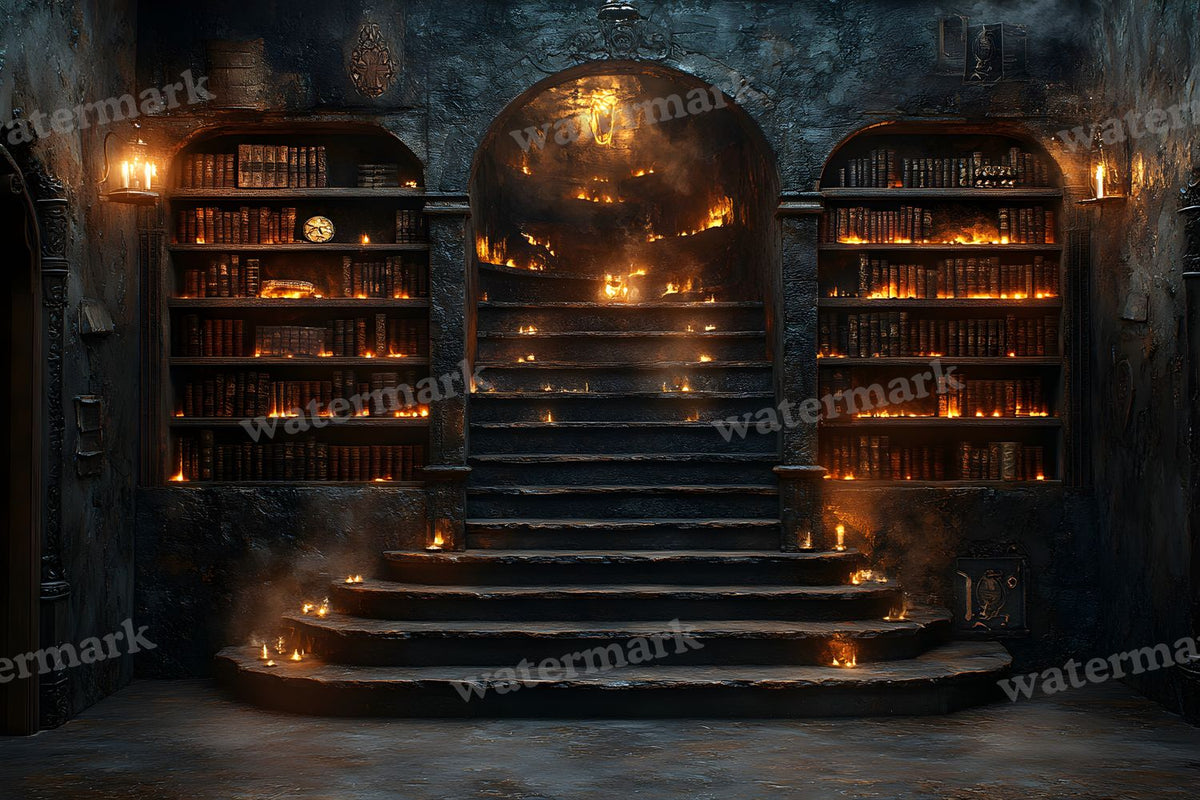 Wizards Library Backdrop Images