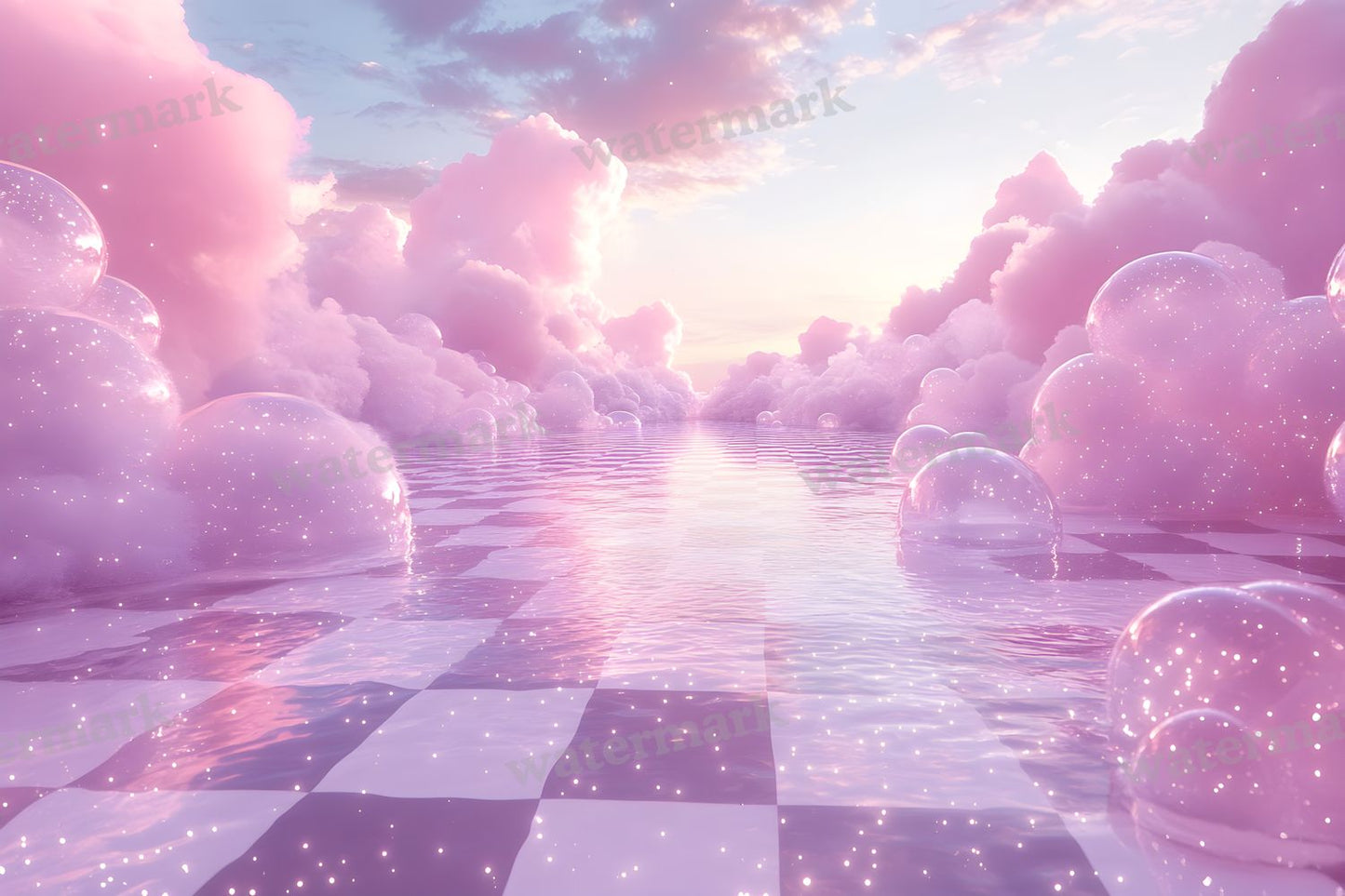 Wonderland Checkers Backdrop Images