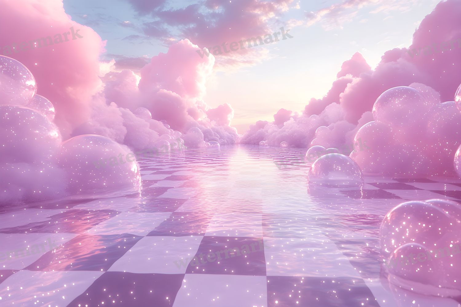 Wonderland Checkers Backdrop Images