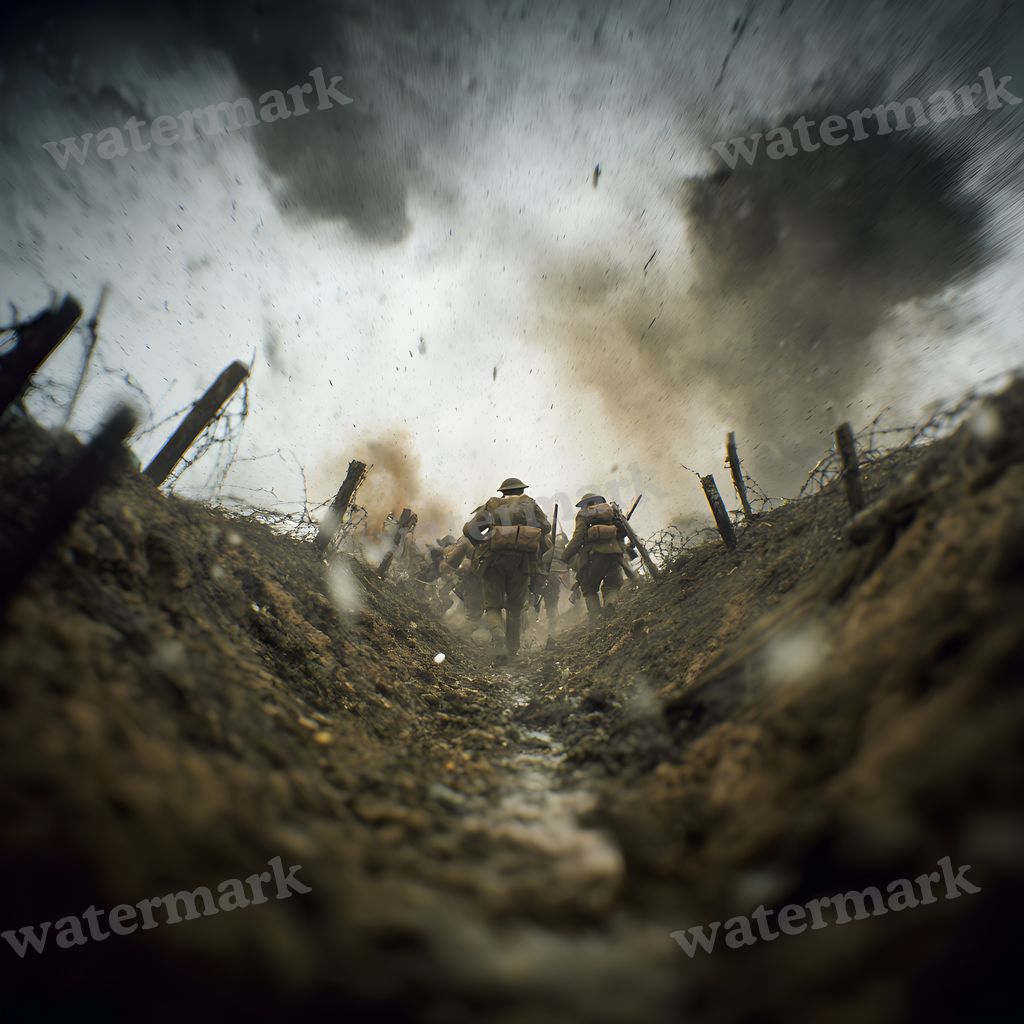Ww Soldiercharging Backdrop Images