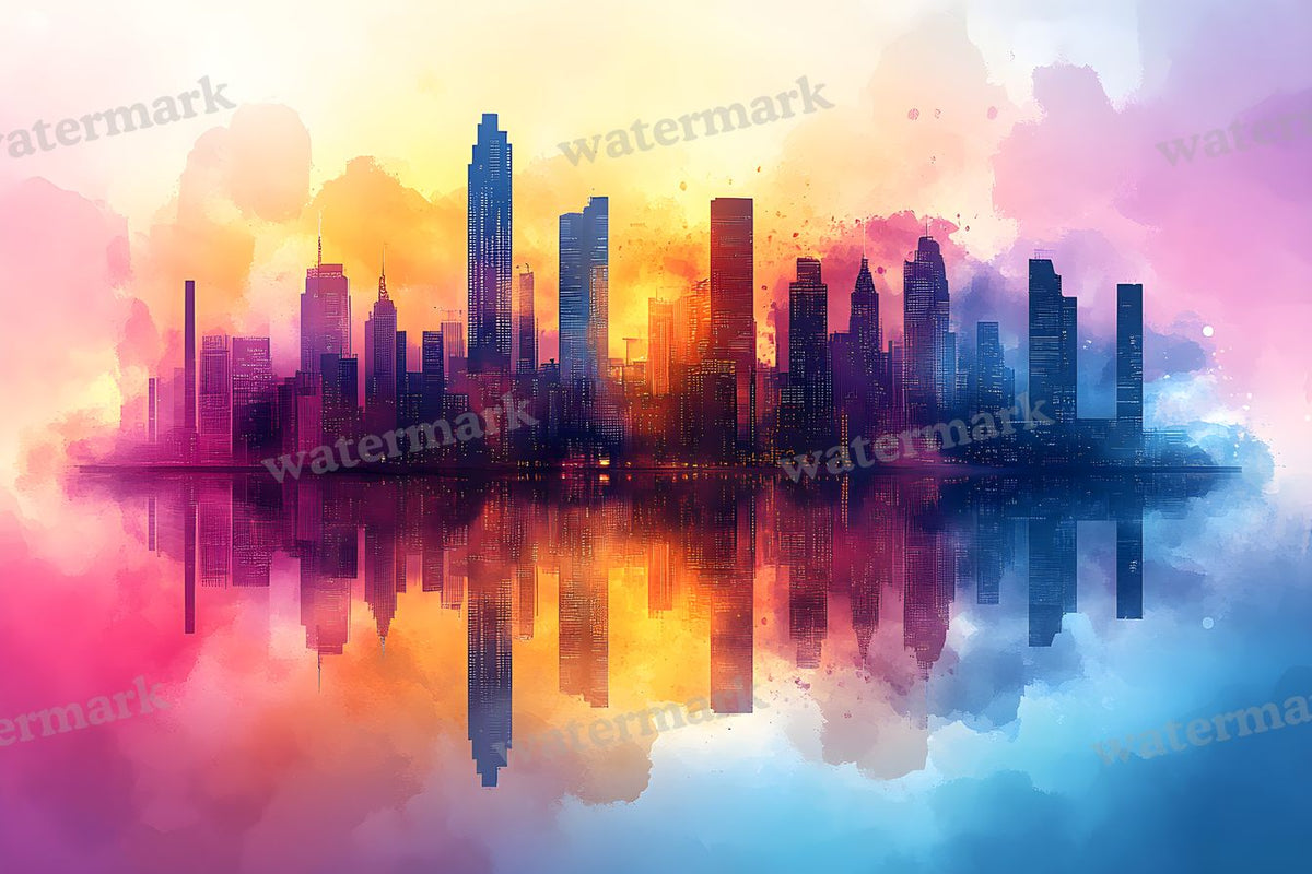 Abstract Skyline Backdrop Images