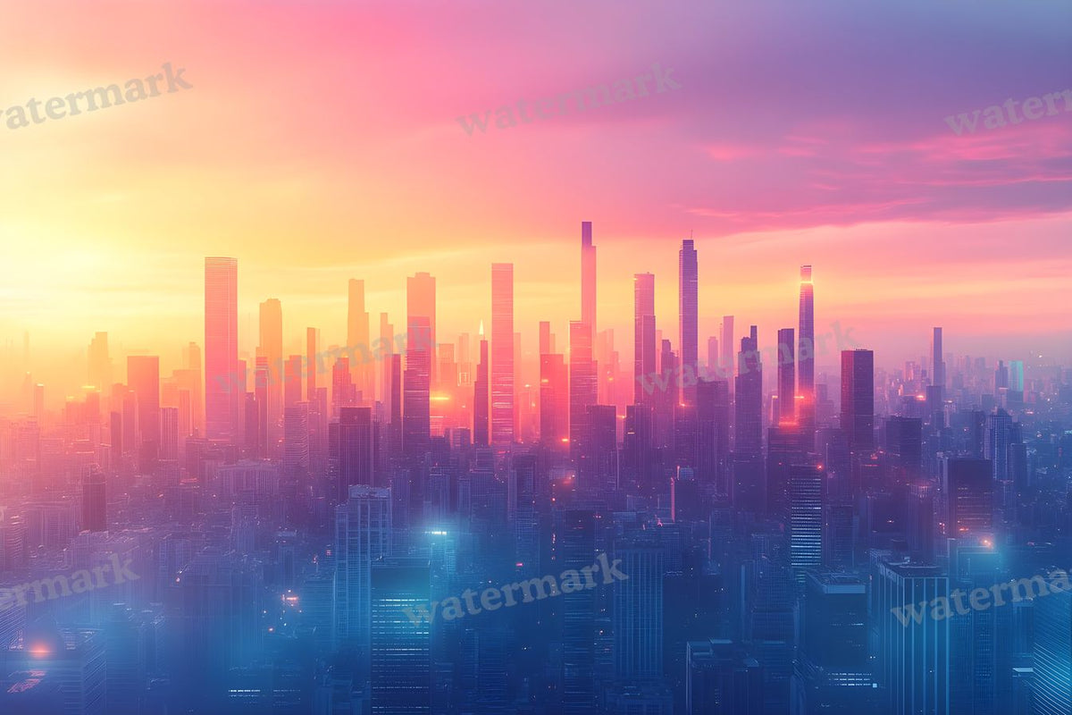 Abstract Skyline Backdrop Images