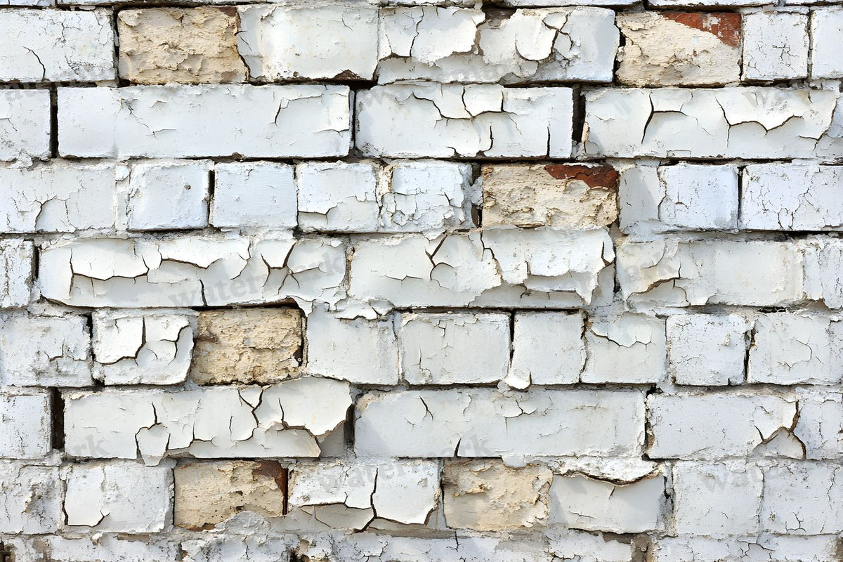 Aged Whitewashed Bricks Backdrop Images