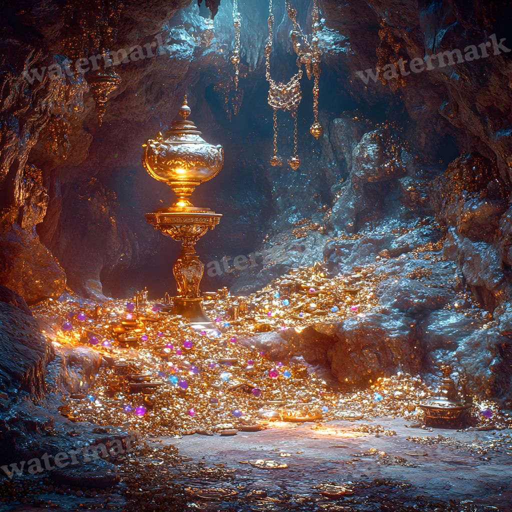 Aladdins Enchanted Cave Backdrop Images