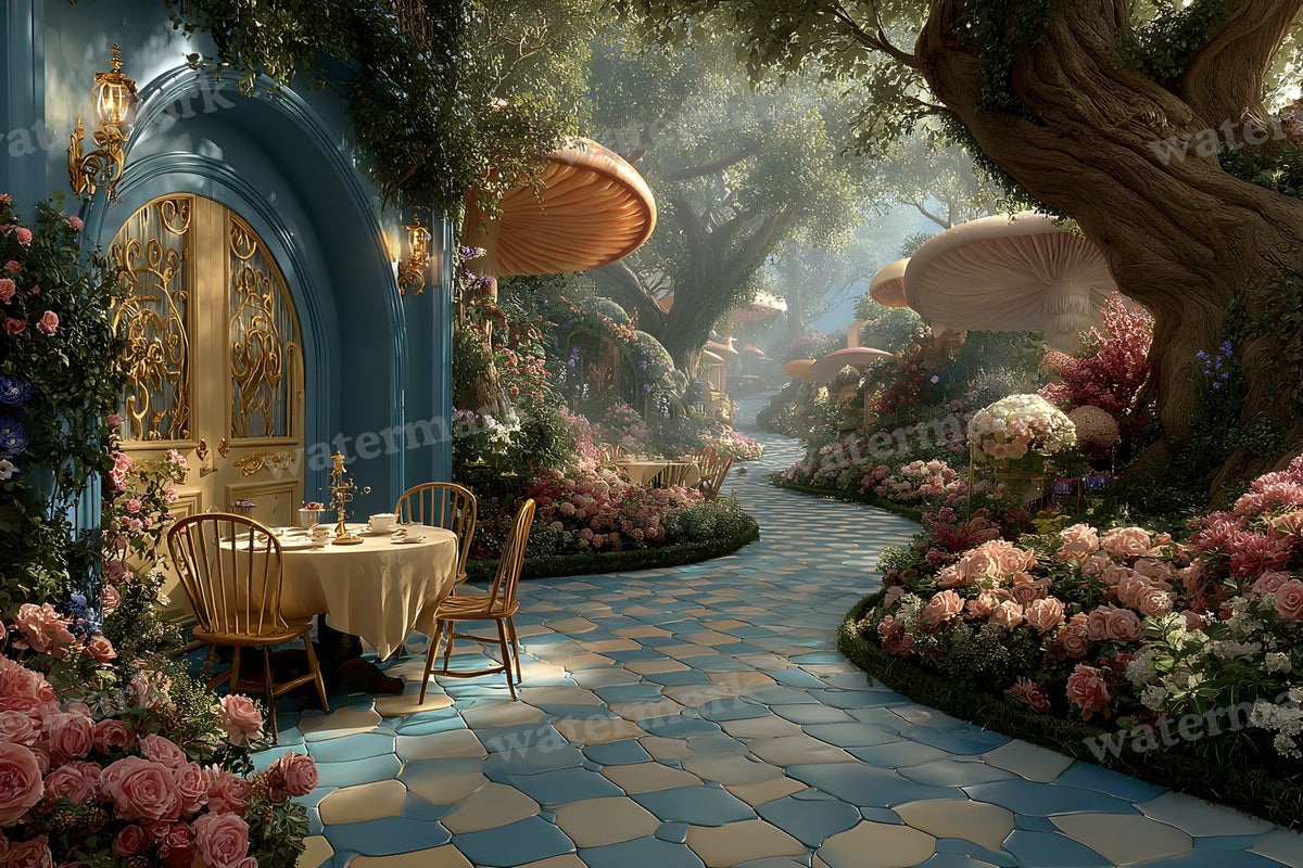 Alice Wonderland Backdrop Images