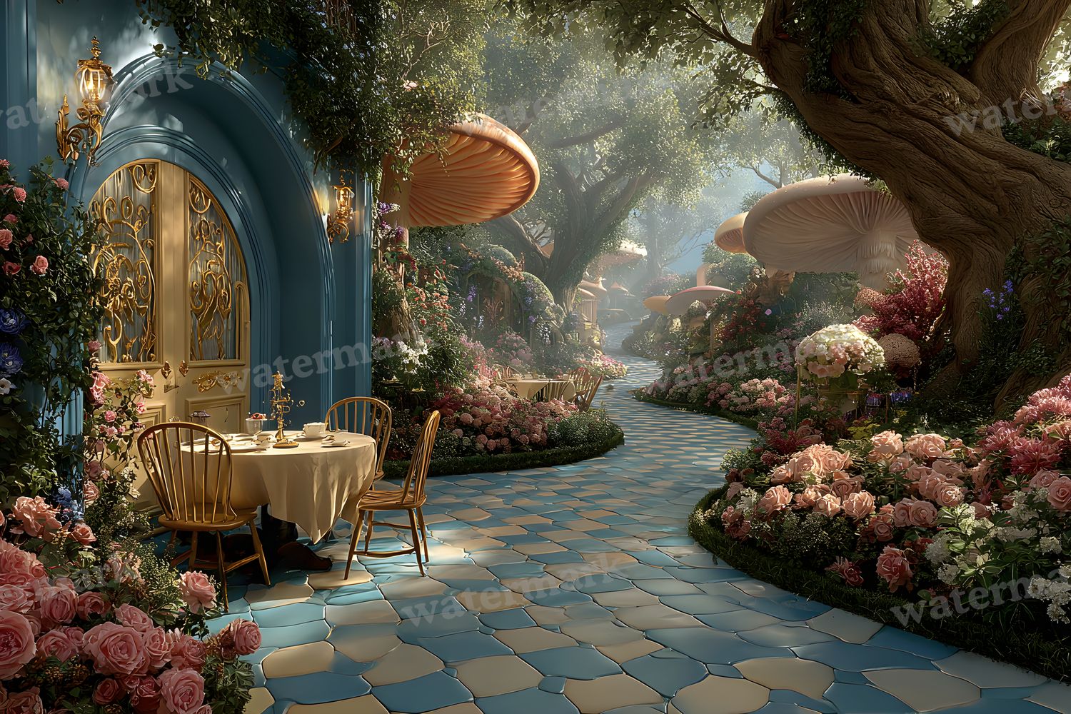 Alice Wonderland Backdrop Images
