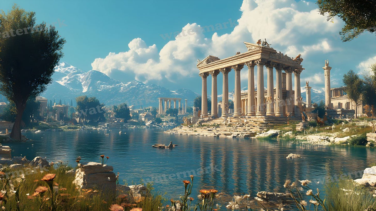 Ancient Ruins Backdrop Images