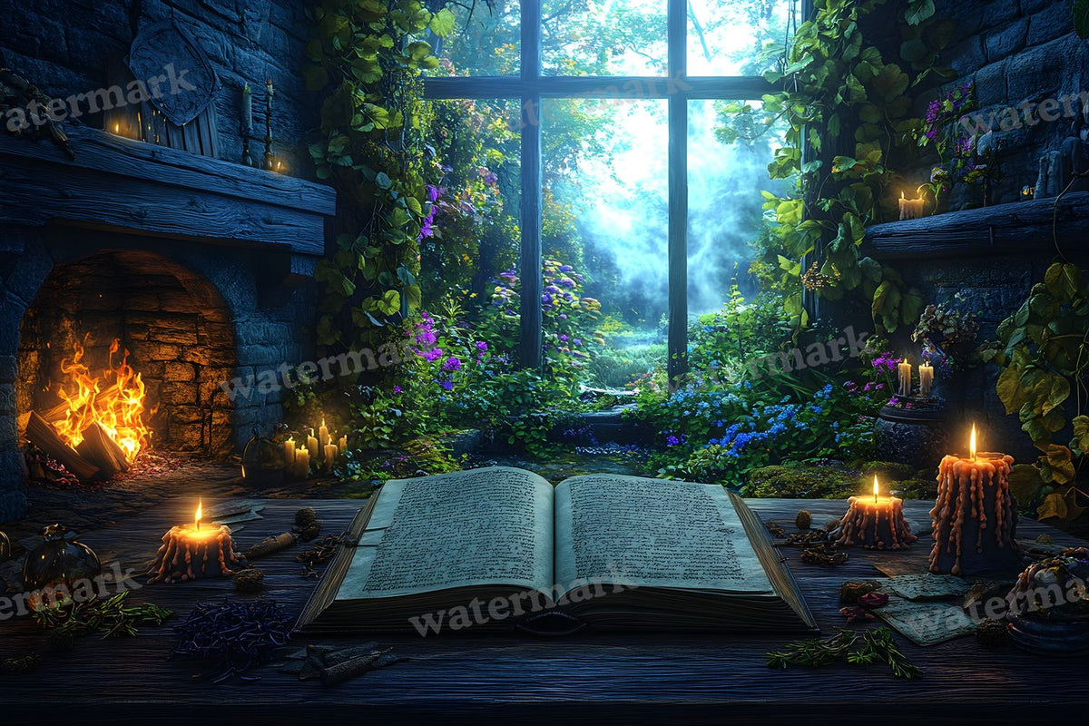 Ancient Witchgrimoire Backdrop Images