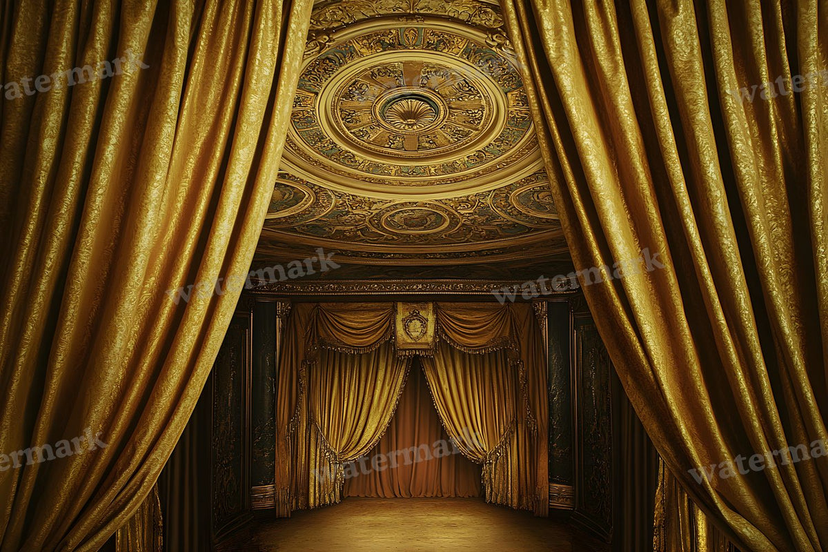 Baroque Regal Fresco digital photo backdrop for photo editing, preview 18