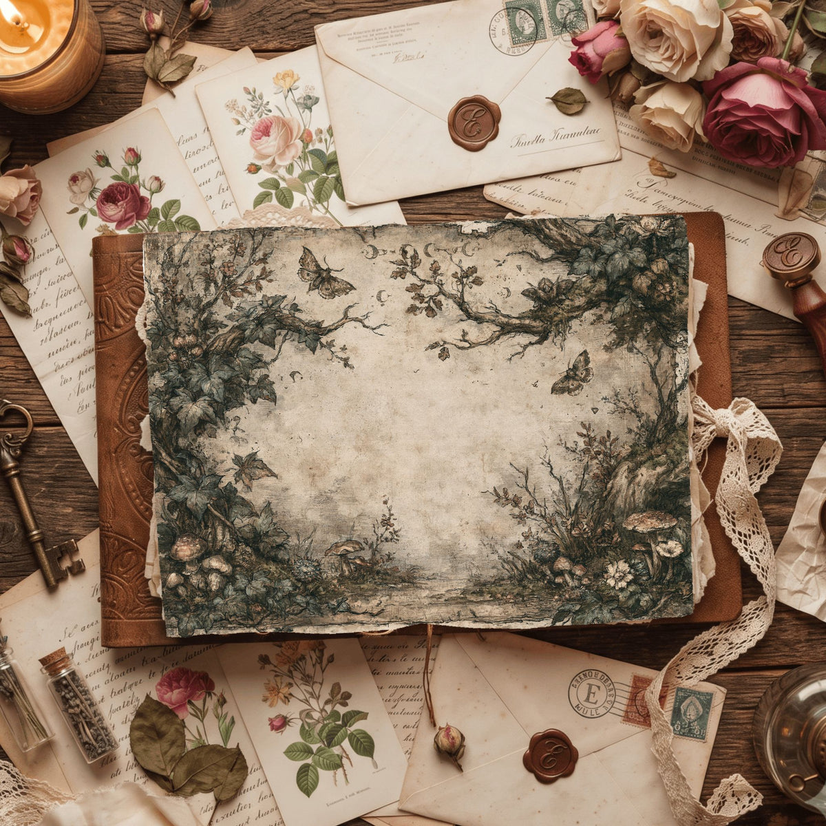 Magical Forest Parchment