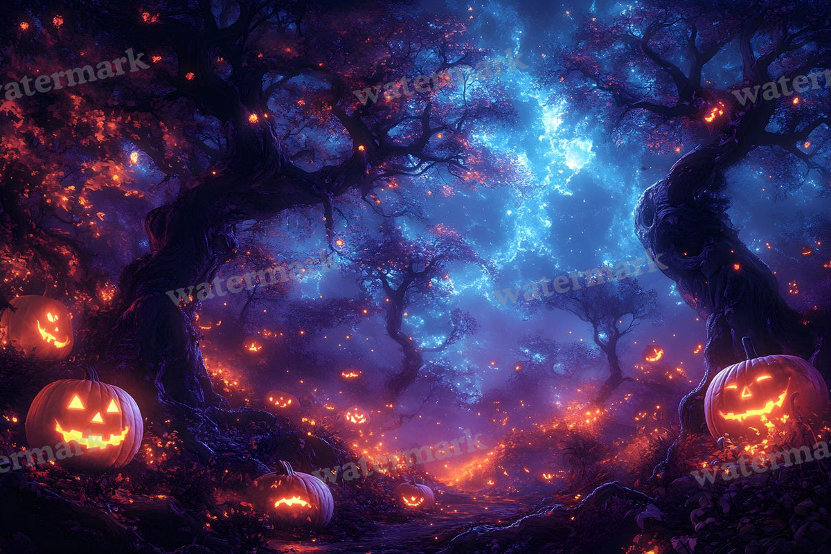 Pumpkin Grove Magic Backdrop Images