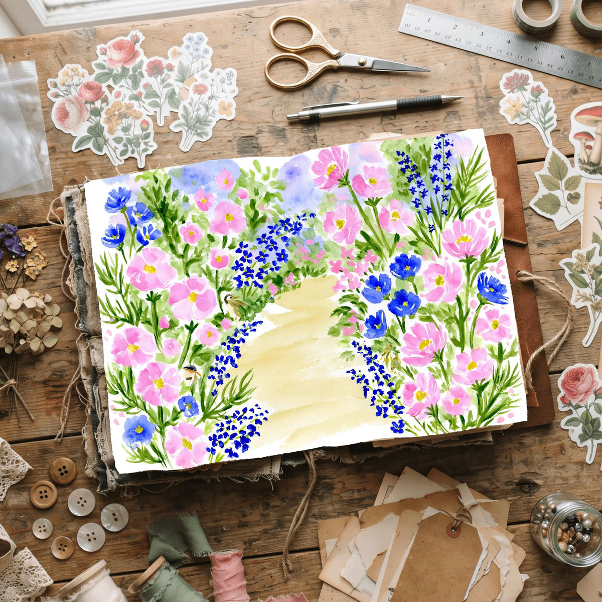 Soft Impressionist Landscape Painting