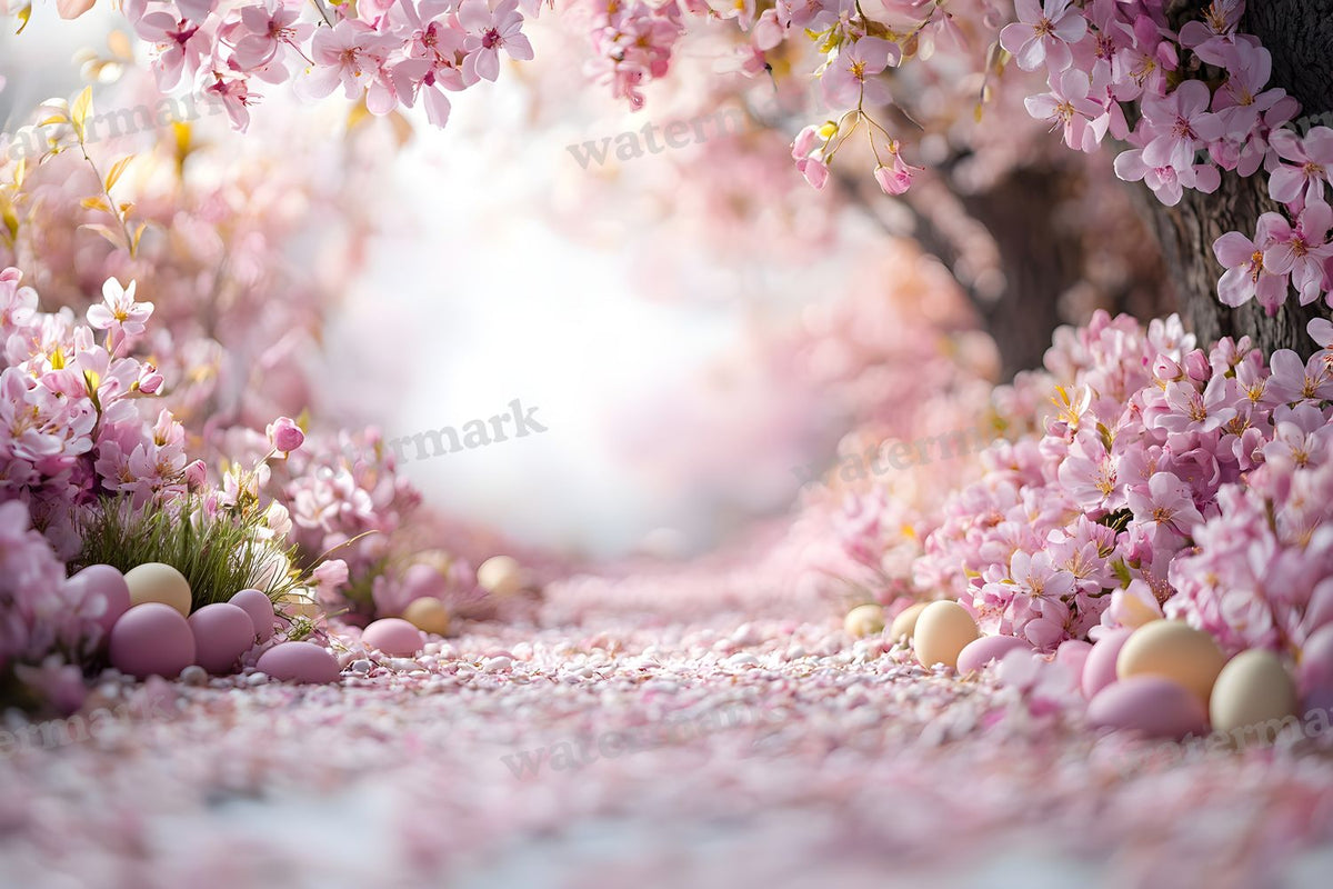 Spring Blossomeggscene Backdrop Images