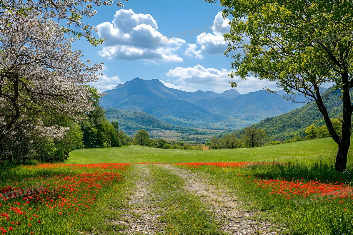 Spring Blossom Escape Backdrop Images