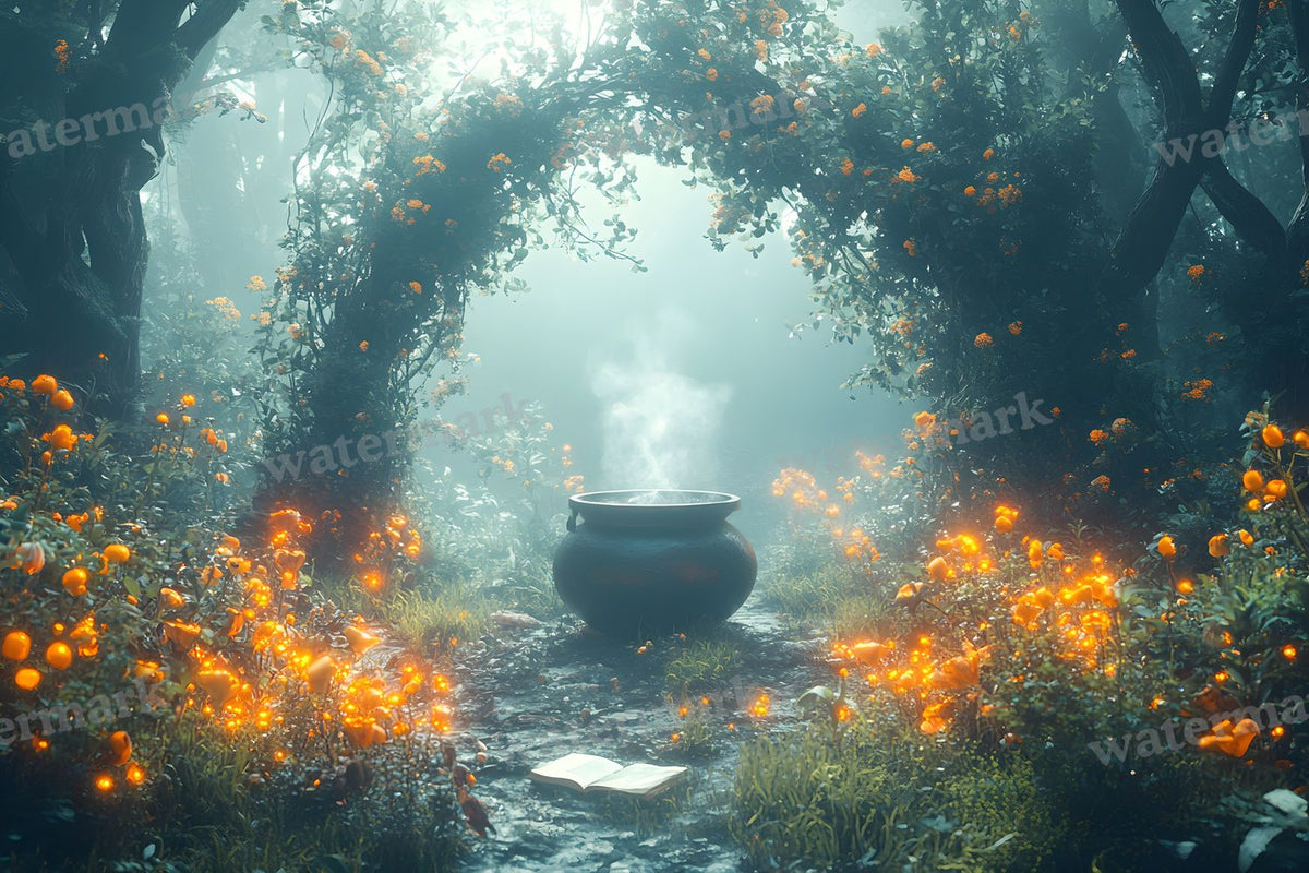 Wicked Witch Garden Backdrop Images