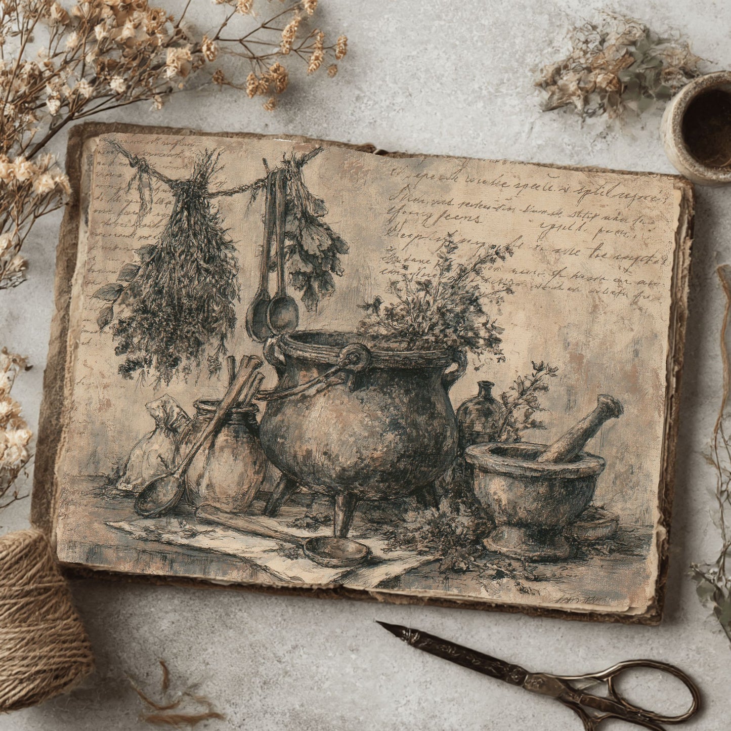Witch'S Kitchen Recipe Journal Page