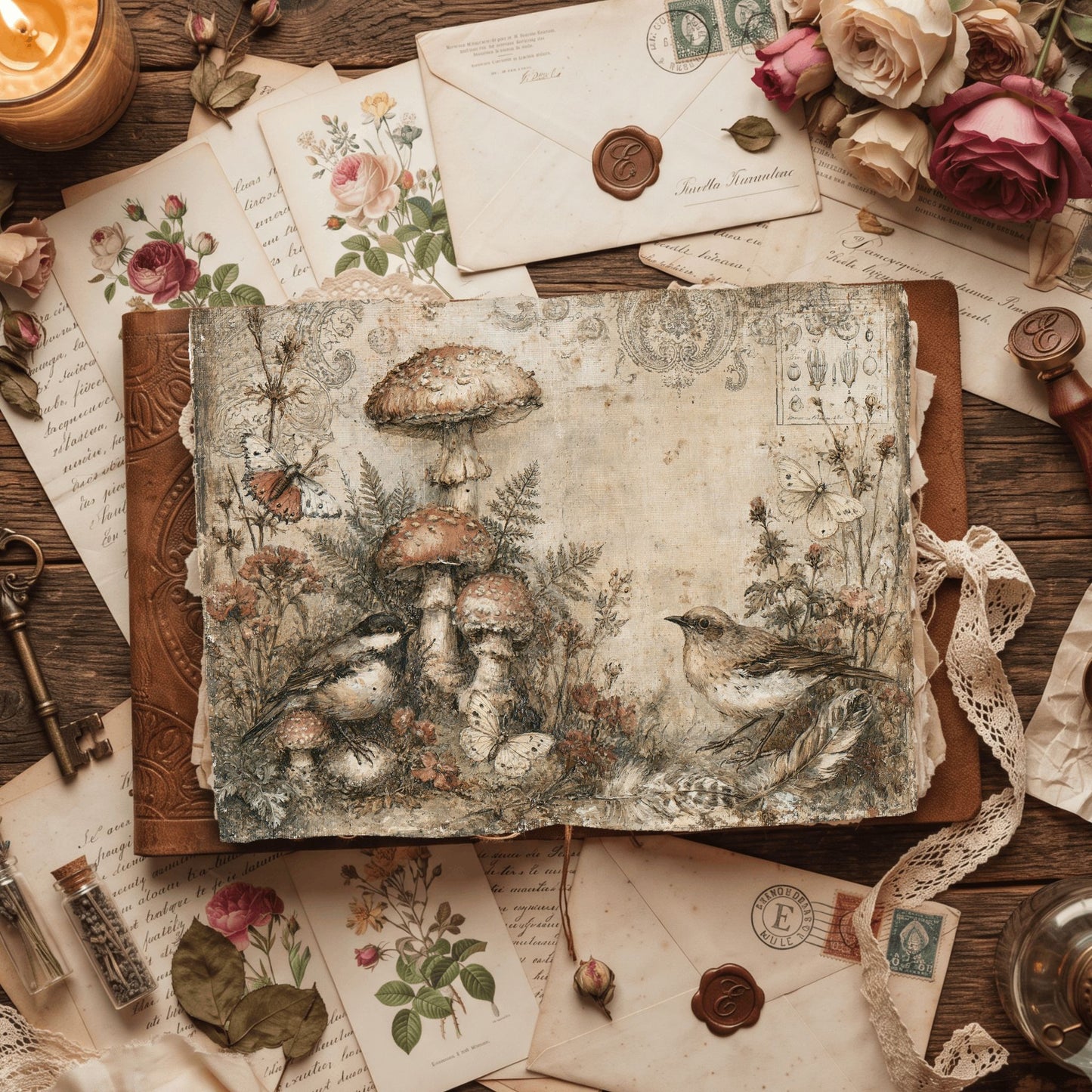 Woodland Hippie Ephemera Paper
