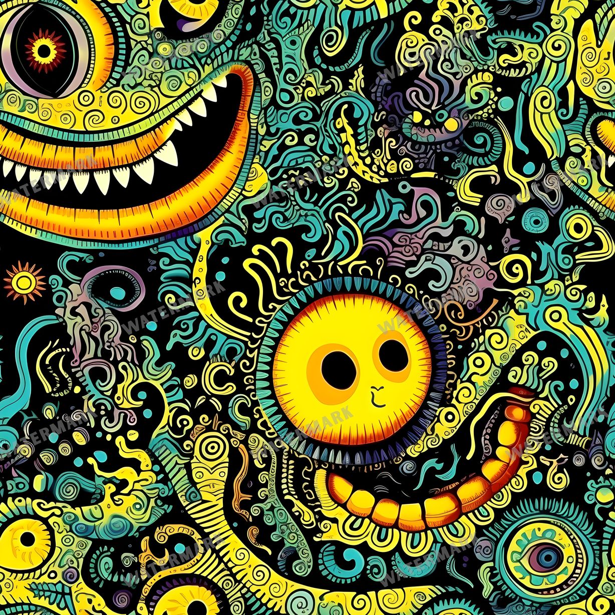 Abstract Seamless Pattern