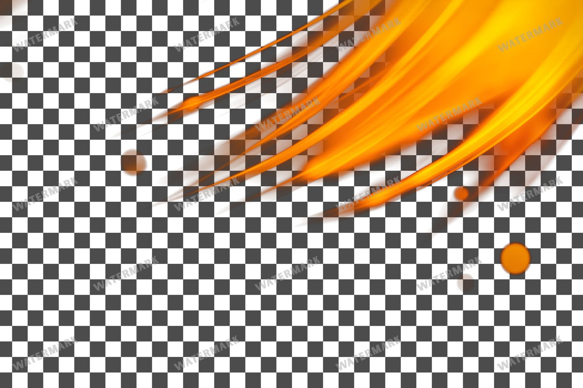 Amber Light Transparent Overlay Pngs