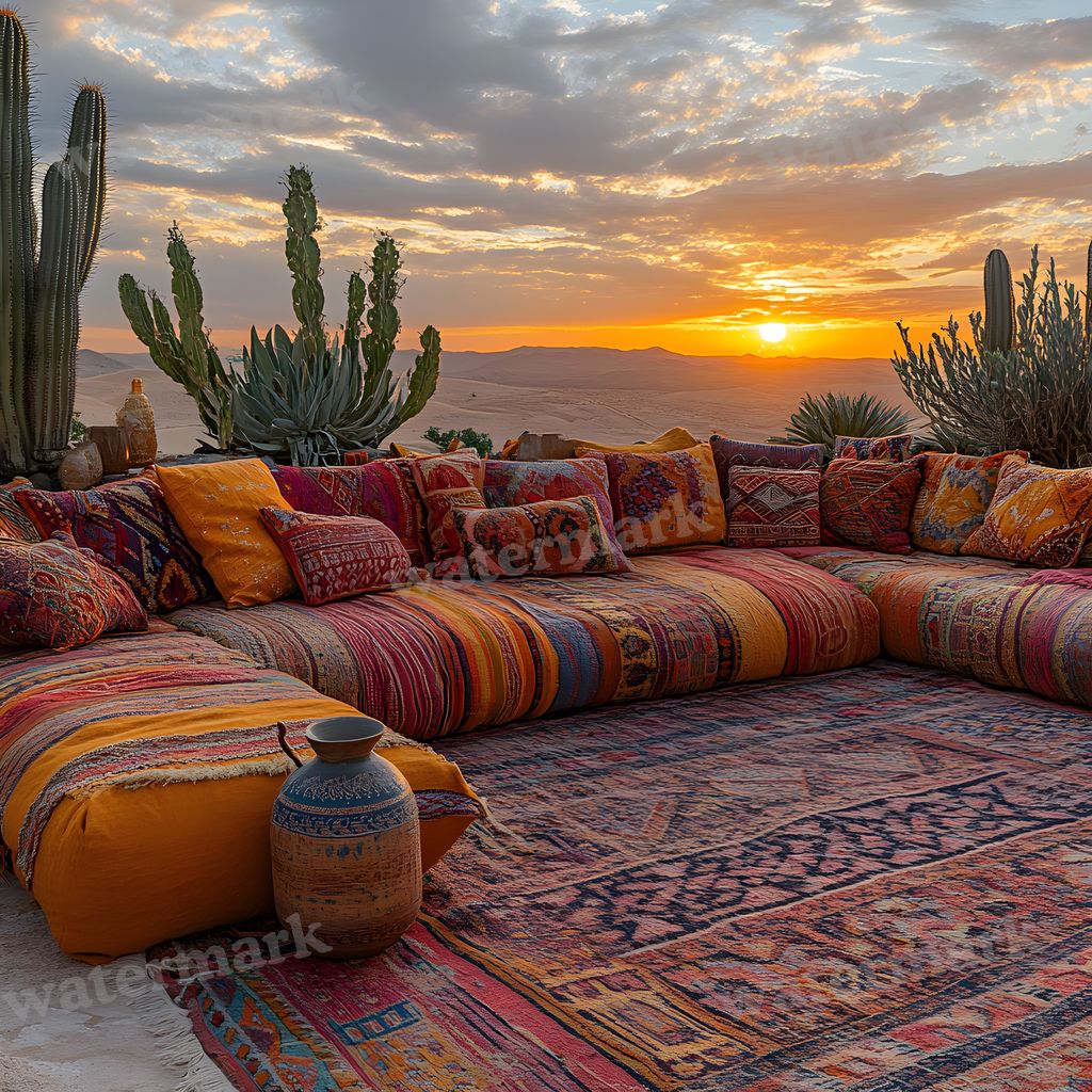 Bohemian Desert Backdrop Images