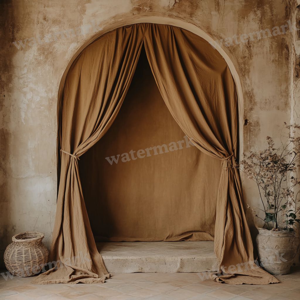 Boho Arches Backdrop Images