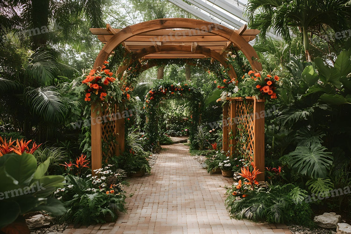 Botanical Wedding Backdrop Images