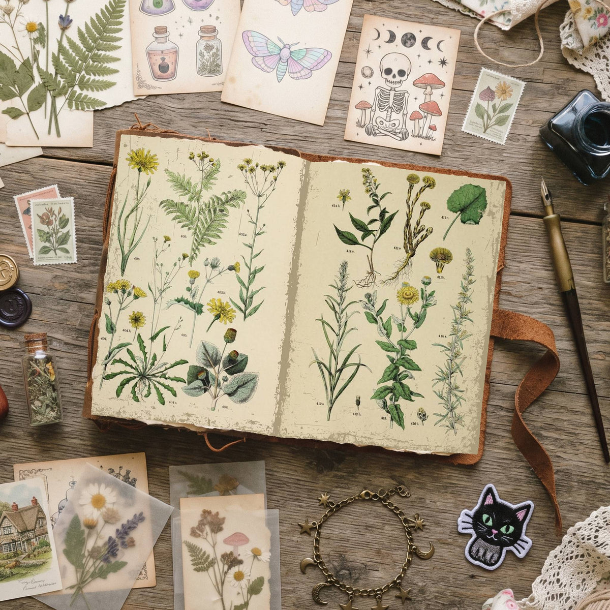 Botanical Digital Papers