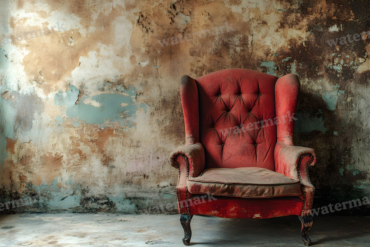 Brown Vintage Textured Wall digital photo backdrop for photo editing, preview 18