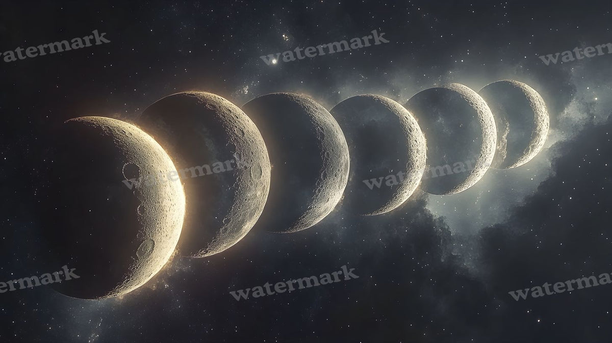 Celestial Moons Backdrop Images