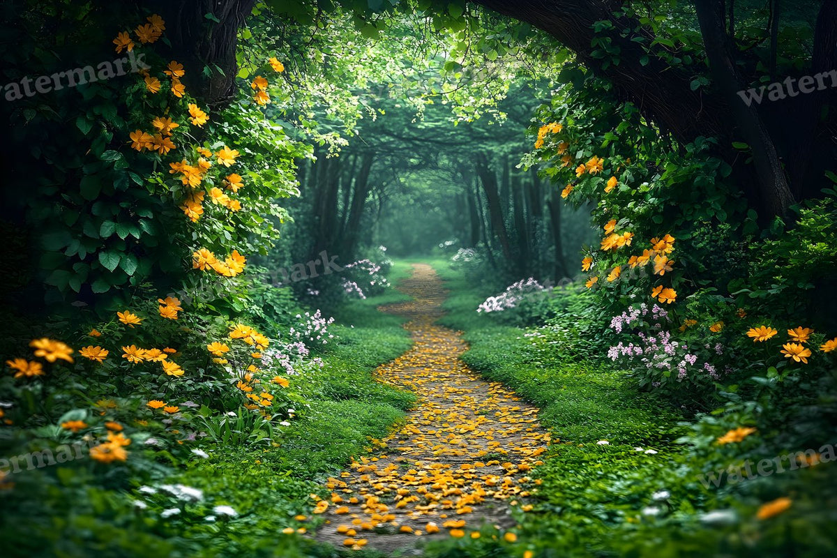 Charming Garden digital photo backdrop for photo editing, preview 18