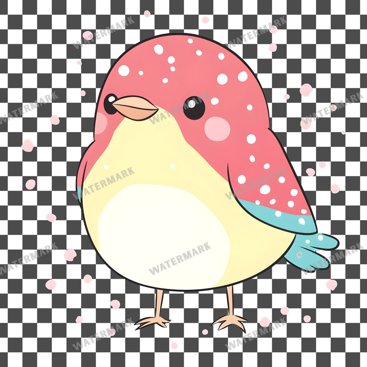 Christmas Kawaii Style Clipart Pngs