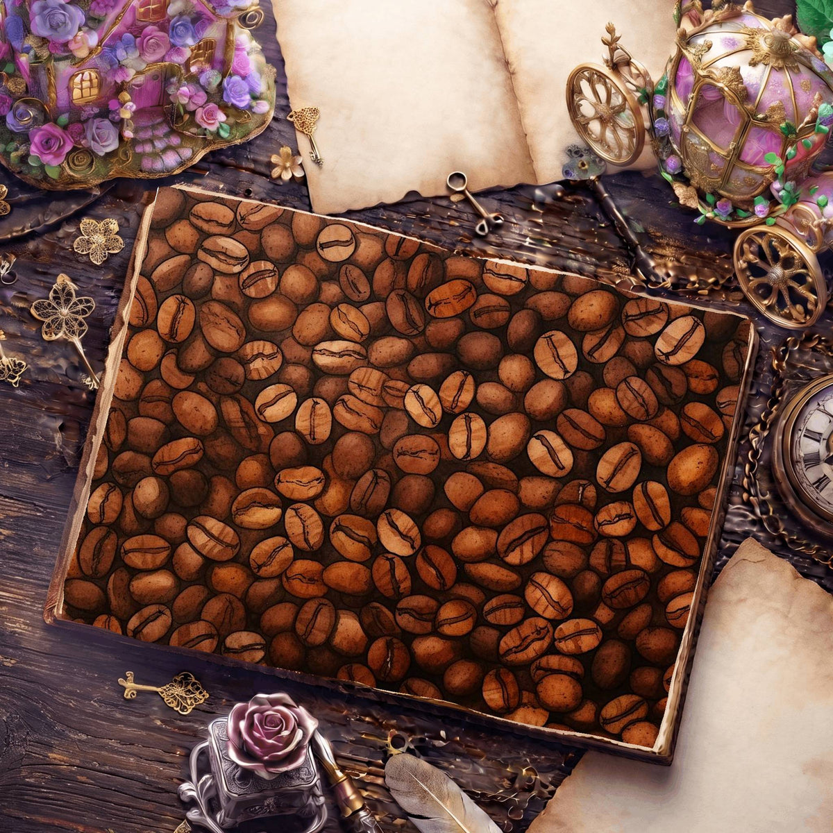 Coffee Shop Digital Papers