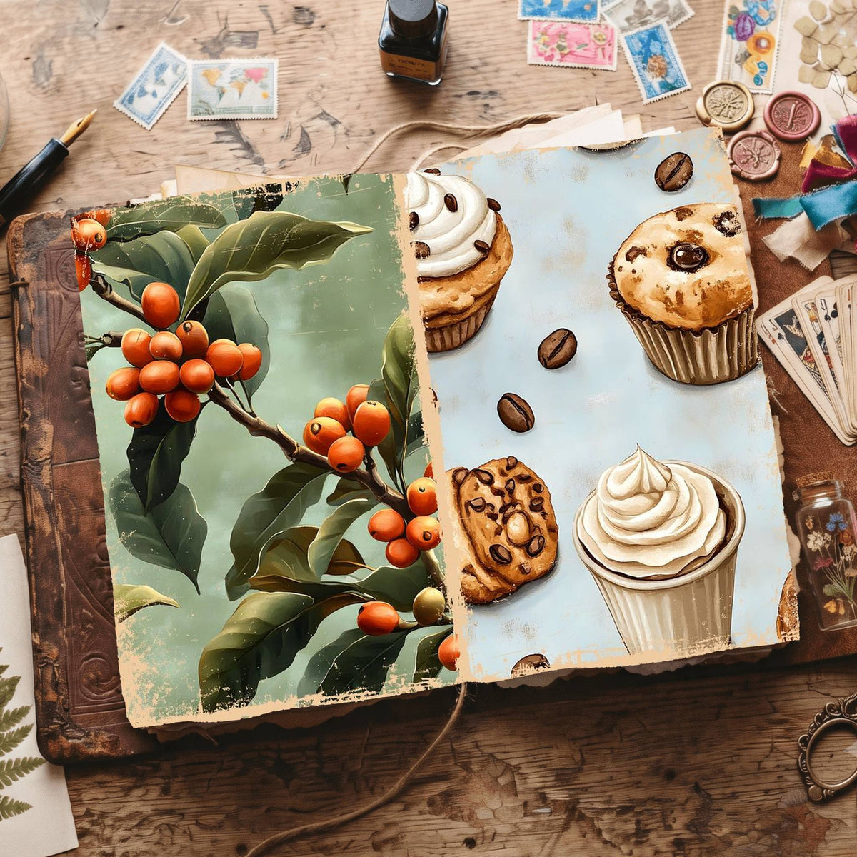 Coffee Digital Papers