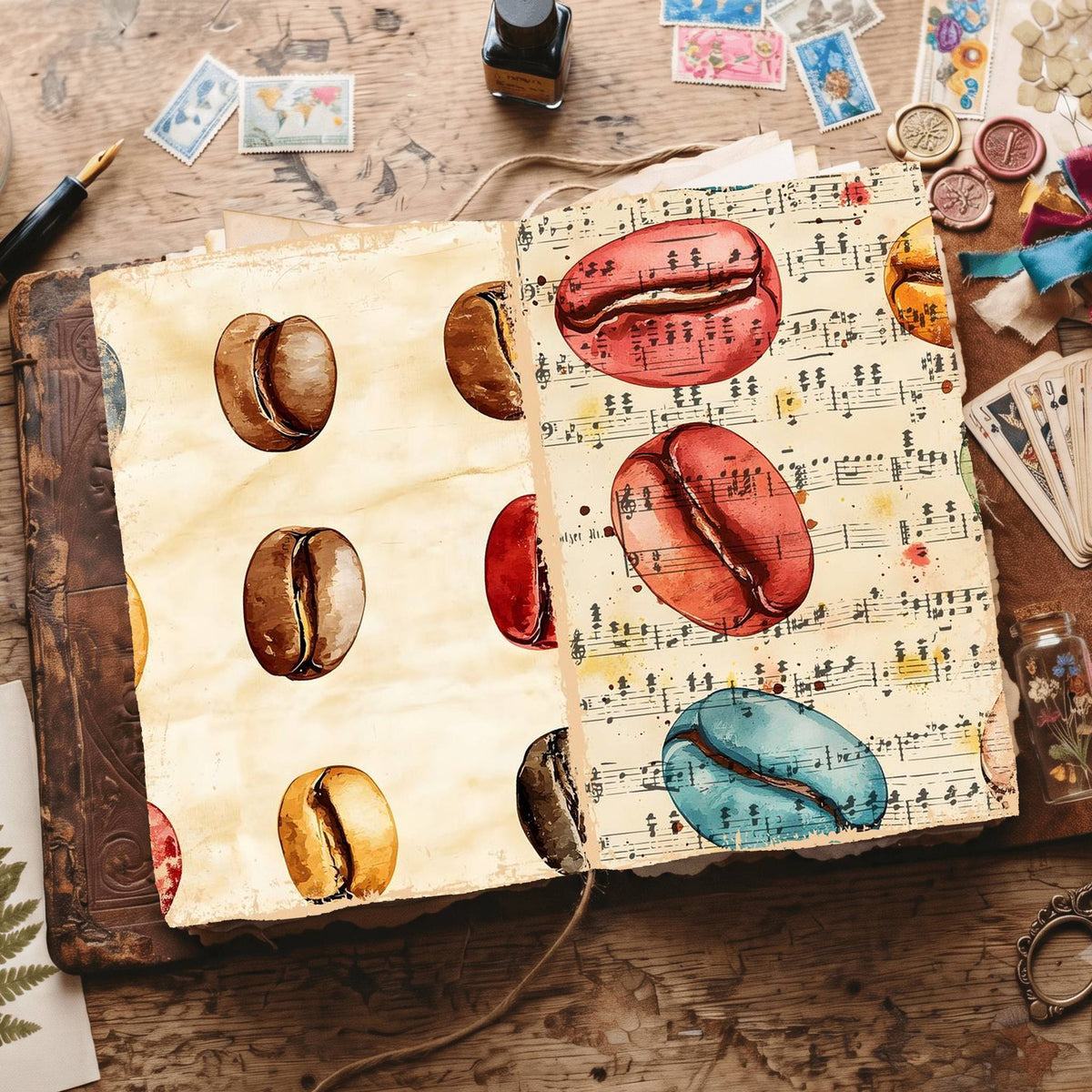 Coffee Digital Papers