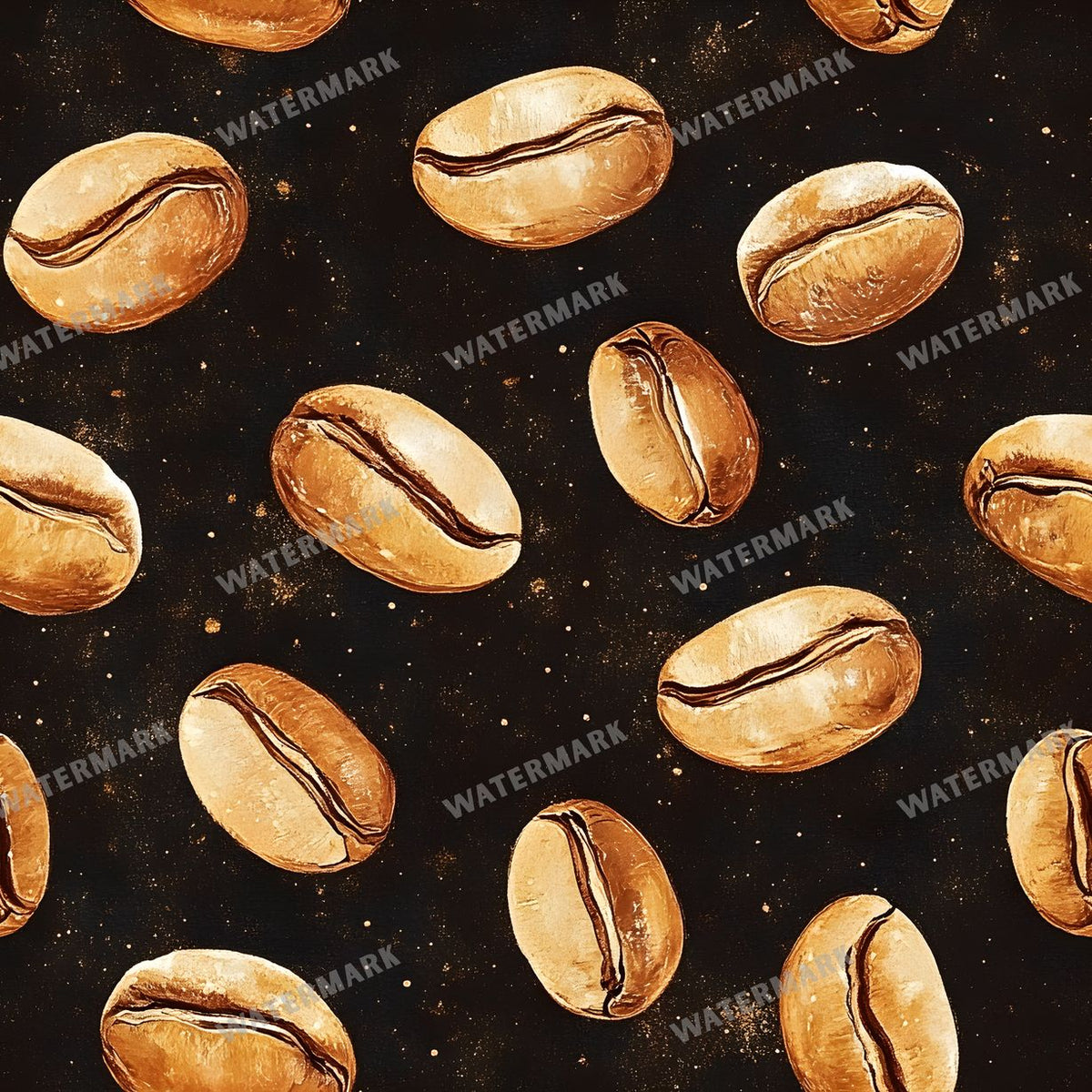 Coffee seamless pattern digital paper, repeating design 19
