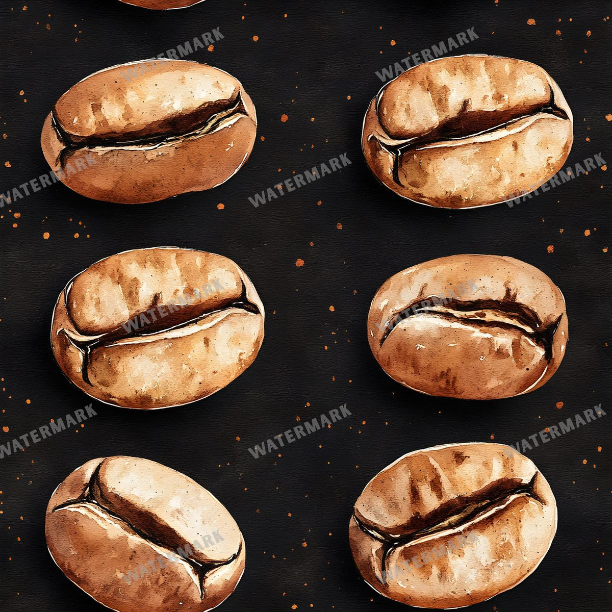 Coffee seamless pattern digital paper, repeating design 19