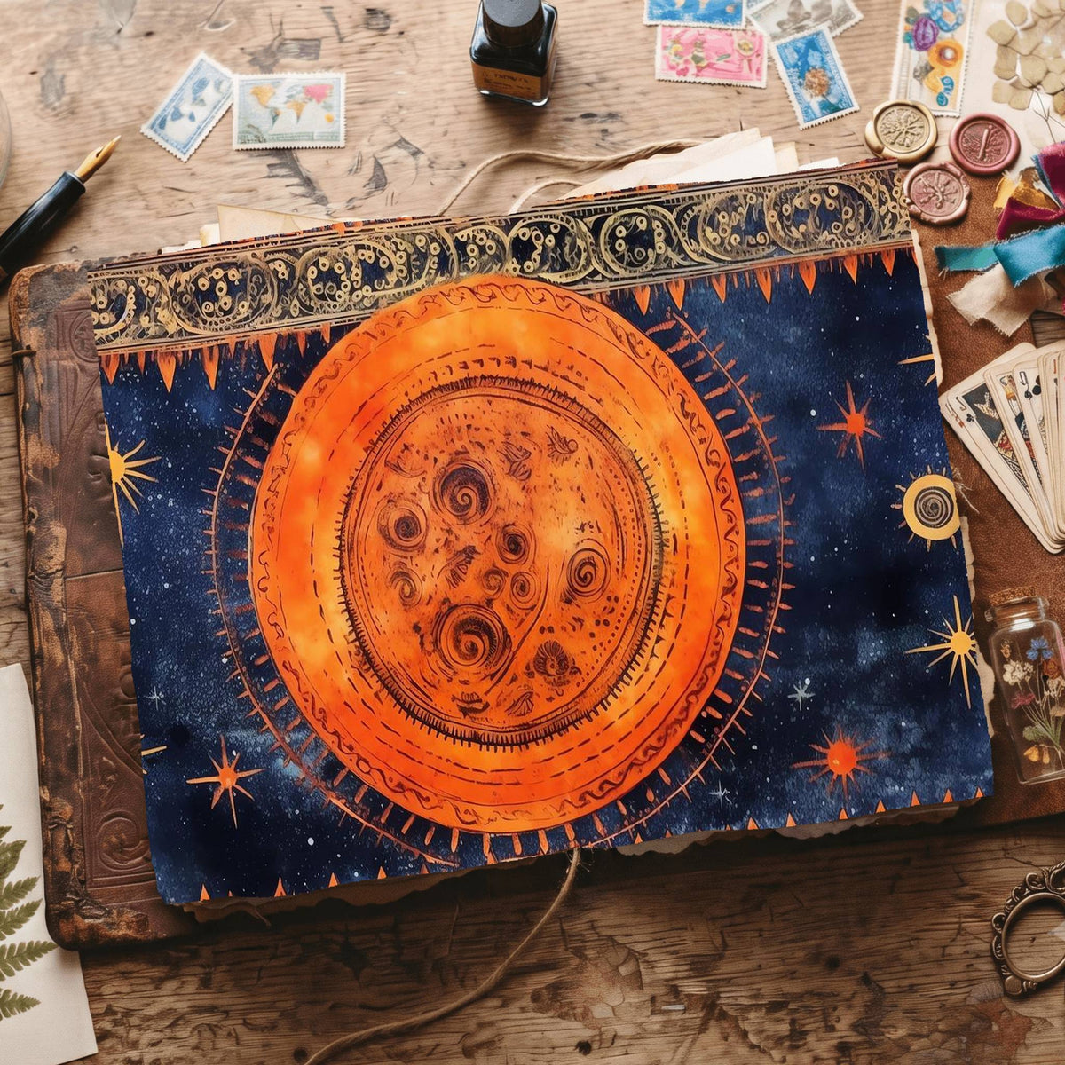 Copper Moon Digital Papers