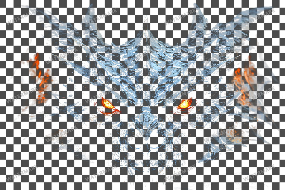 Dragon Skull Transparent Overlay Pngs