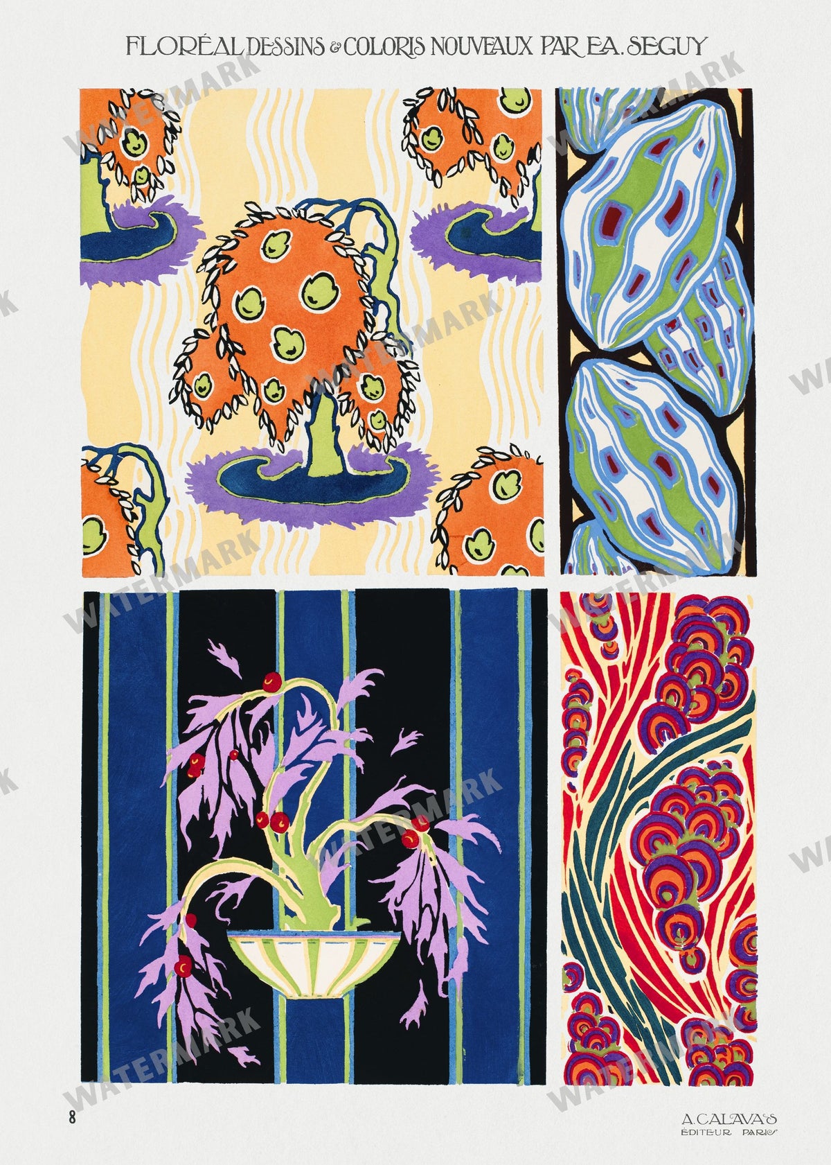 E A Seguy Vintage Prints