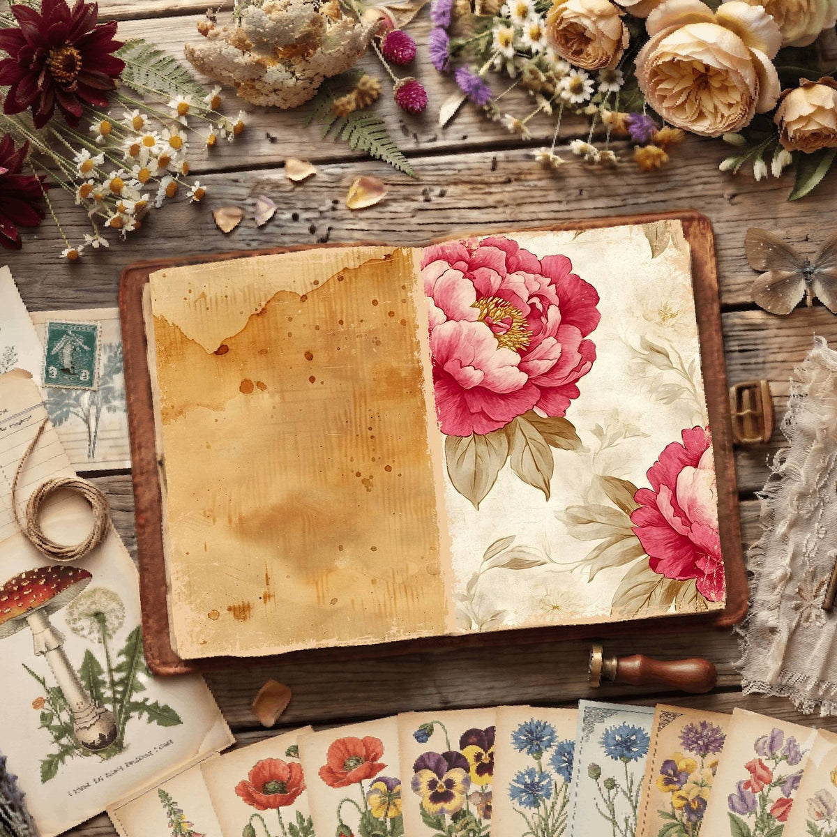 Floral Digital Papers